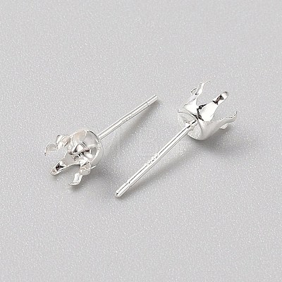 925 Sterling Silver Earrings Findings FIND-WH0152-680C-1