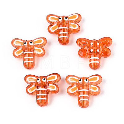Handmade Lampwork Enamel Beads LAMP-T023-26H-1