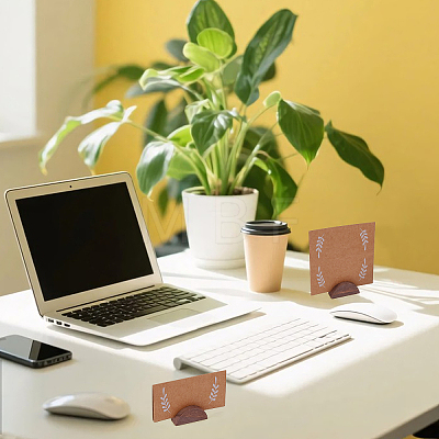 50Pcs Wood Place Cards Base AJEW-WA0003-36-1