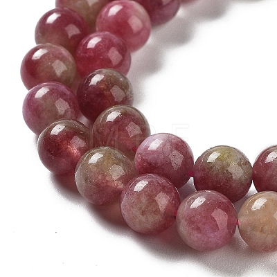 Natural Watermelon Tourmaline Bead Strands X-G-NH0006-A01-02-1