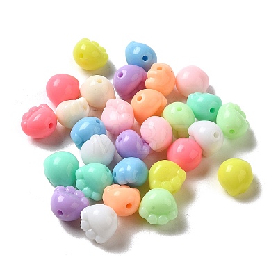 Opaque Acrylic Beads SACR-G038-01-1