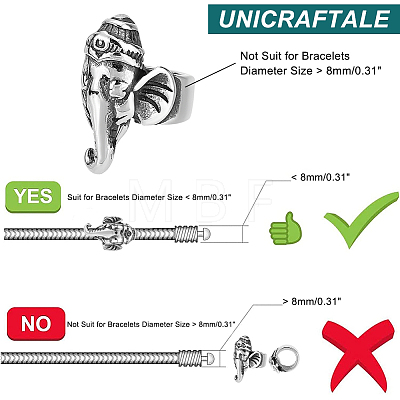 Unicraftale 304 Stainless Steel Beads STAS-UN0038-51-1