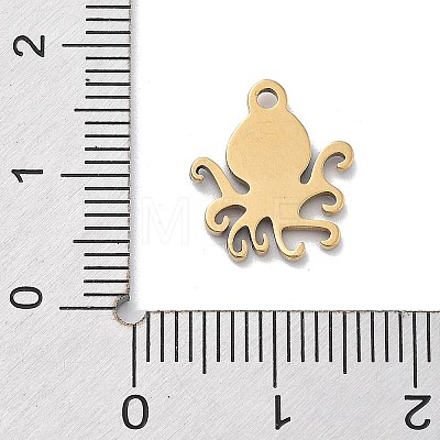 Ion Plating(IP) 201 Stainless Steel Charms STAS-A101-01B-02G-1