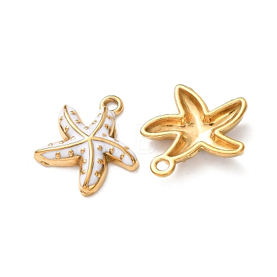 304 Stainless Steel Enamel Pendants STAS-Z193-13G-03B-1