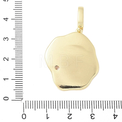 Brass Enamel Pendants KK-F886-03G-04-1