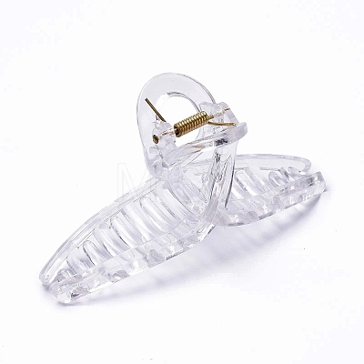 Transparent Plastic Large Claw Hair Clips PHAR-F016-09-1