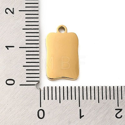 Ion Plating(IP) 304 Stainless Steel Charms STAS-Q301-32G-1
