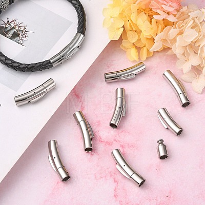 304 Stainless Steel Bayonet Clasps STAS-I013-5mm-1