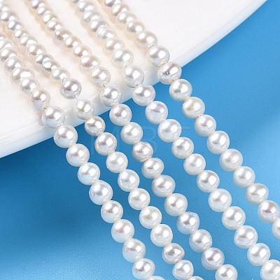 Natural Nucleated Pearl Beads Strands PEAR-N016-03B-1