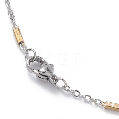 304 Stainless Steel Satellite Chain Necklace for Men Women STAS-B039-13GP-1