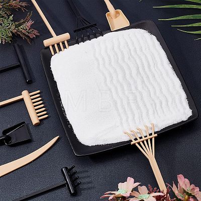  2Sets 2 Colors Plastic Mini Zen Garden Rake DIY-NB0006-91-1