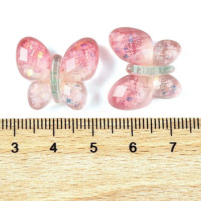 Transparent Epoxy Resin Butterfly Decoden Cabochons CRES-M034-02E-1