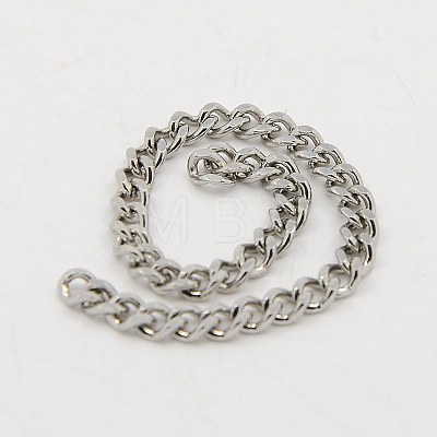 Tarnish Resistant 304 Stainless Steel Twisted Chains CHS-K001-20B-1