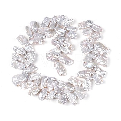 Natural Baroque Keshi Pearl Beads PEAR-S022-04B-1