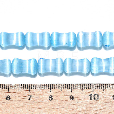 Dyed Natural Selenite Beads Strands G-T138-234D-1