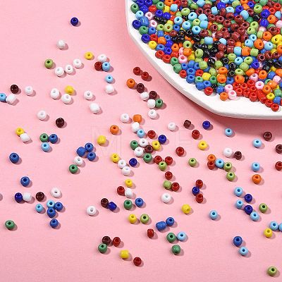 180g 12 Colors Ornaland Glass Seed Beads SEED-SZ0001-010-1