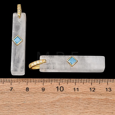 Natural Quartz Crystal Pendants GG-CBA51ED-01G-06-1