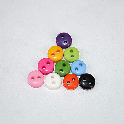 Multi Colour DIY Handcraft Buttons For Dolls Clothes X-NNA0VCY-1