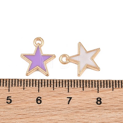 Alloy with Enamel Charms AL-CBA9C31-06G-1