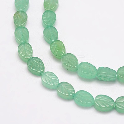 Natural Green Aventurine Beads Strands G-O158-04-1