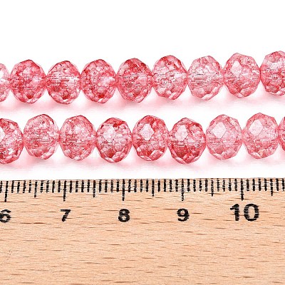 Transparent Glass Beads Strands GLAA-T023-6mm-A13-1