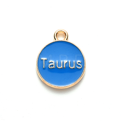 Alloy Enamel Pendants ENAM-S124-01A-02C-1