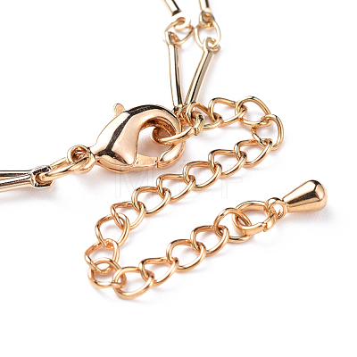 Brass Multi-strand Charm Bracelets BJEW-JB04499-1