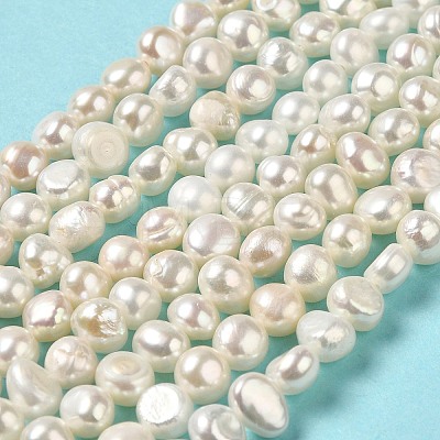 Natural Cultured Freshwater Pearl Beads Strands PEAR-E017-03-1