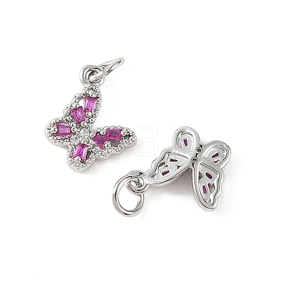 SHEGRACE Brass Micro Pave Cubic Zirconia Charms XGRQ5K537-628P-F-1