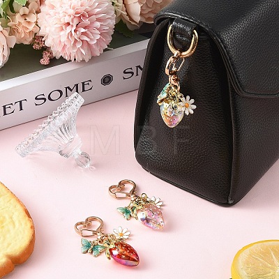 Acrylic & Alloy Pendant Decorations HJEW-YW00491-01-1