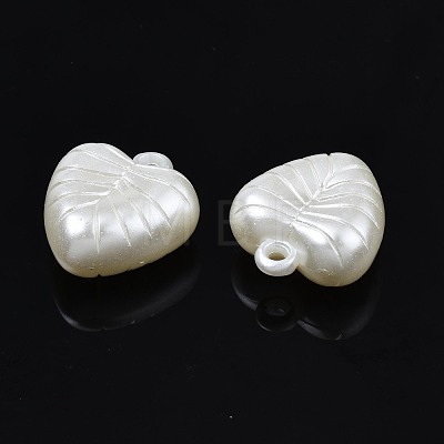 ABS Plastic Imitation Pearl Pendants KY-T023-010-1