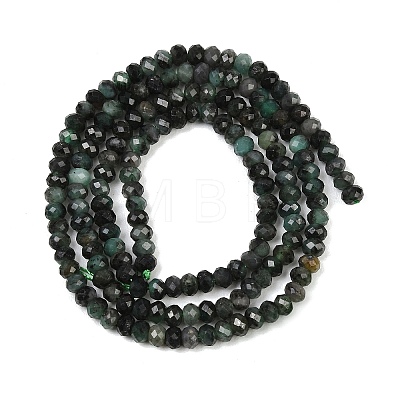 Natural Emerald Beads Strands G-B175-A20-2x3mm-1