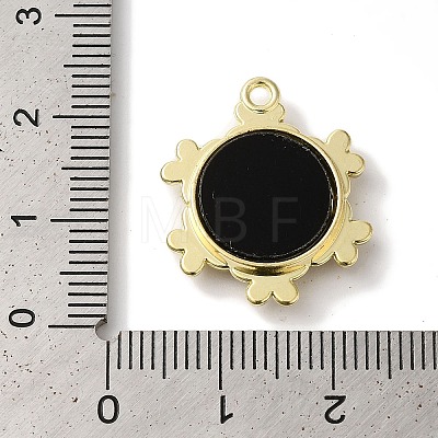 Flower Rack Plating Alloy Pendants FIND-I039-023B-G-1