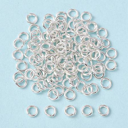 Brass Round Open Jump Ring X-JRC5MM-S-1