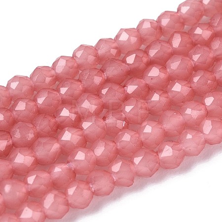 Imitation Jade Glass Beads Strands GLAA-T028-2mm-11B-1