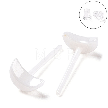 Hypoallergenic Bioceramics Zirconia Ceramic Stud Earrings EJEW-Z023-10E-1