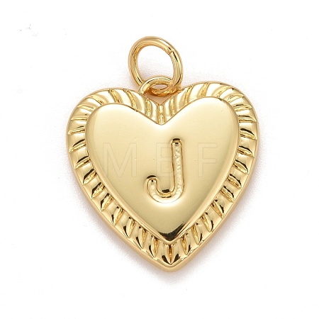 Rack Plating Real 18K Gold Plated Brass Pendants KK-E260-01G-J-1