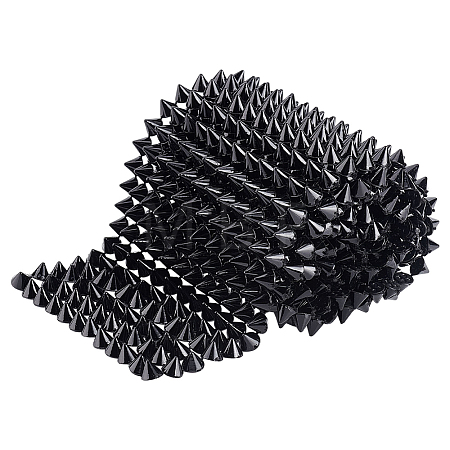 Plastic Spike Cone Studs Rivets Flatback Punk Rock Bead Trim SRIB-FG0001-10-1