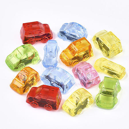 Transparent Acrylic Beads TACR-S133-122-1