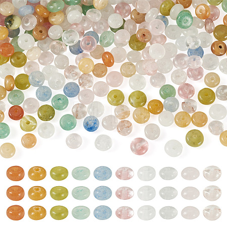 300Pcs 10 Styles Natural & Synthetic Mixed Gemstone Beads G-TA0003-09-1