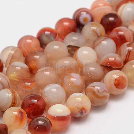 Natural Sardonyx Beads Strands G-K155-D-8mm-01-1