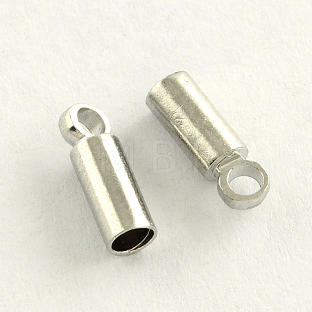 Brass Cord Ends KK-R001-08-P-1