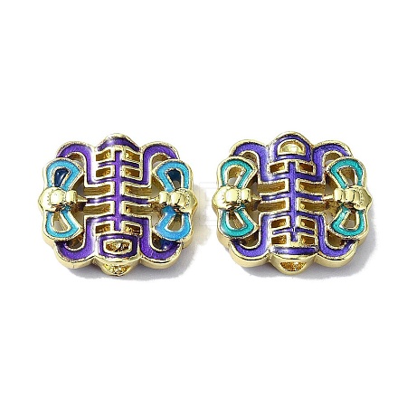 Handmade Cloisonne Beads KK-M282-01G-04-1