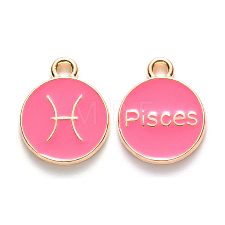 Alloy Enamel Pendants ENAM-S124-01A-03H-1