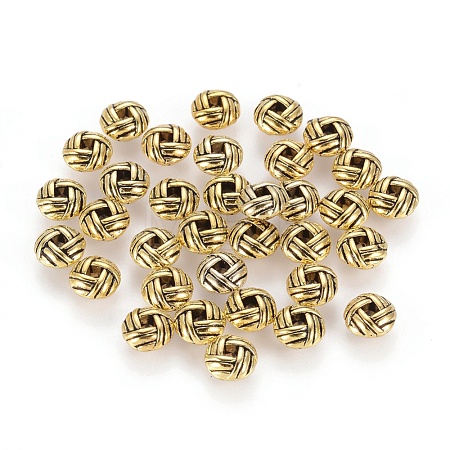 Zinc Alloy Spacer Beads PALLOY-ZN25847-AG-LF-1