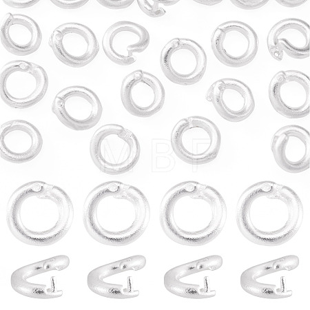 20Pcs Brass Open Jump Rings KK-TA0008-76S-1