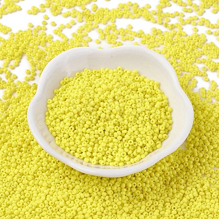 12/0 Grade A Baking Paint Glass Seed Spacer Beads X-SEED-Q009-FJX12-1