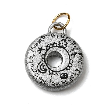 Printing 304 Stainless Steel Pendants STAS-K304-08C-G-1