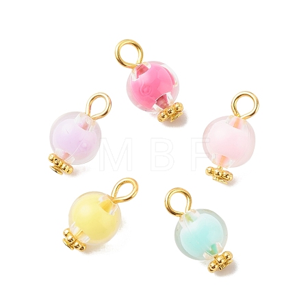 Transparent Acrylic Pendants PALLOY-JF01834-08-1