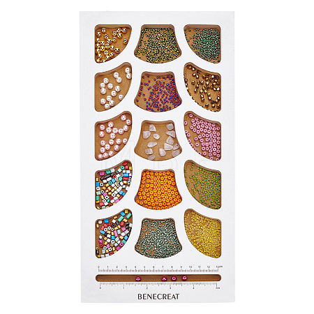 Wood Bead Design Board TOOL-WH0052-07-1